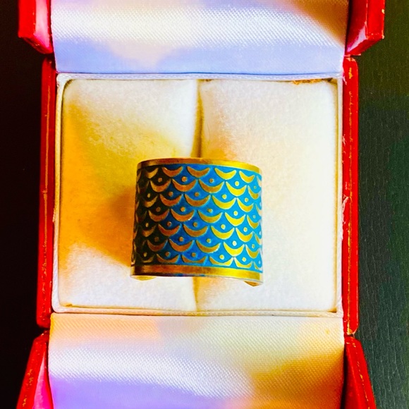 Beautiful Brass Ring from India - Picture 4 of 5